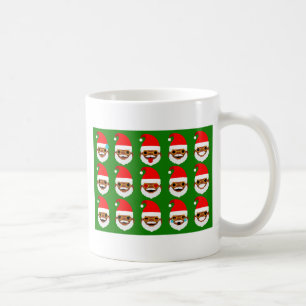 アフリカンサンタ絵文字 コーヒーマグカップ
