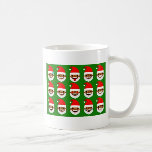 アフリカンサンタ絵文字 コーヒーマグカップ (右)
