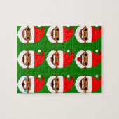 アフリカンサンタ絵文字 ジグソーパズル (横)