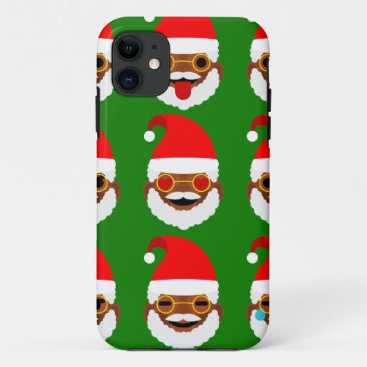 アフリカンサンタ絵文字 Case-Mate iPhoneケース (裏面)