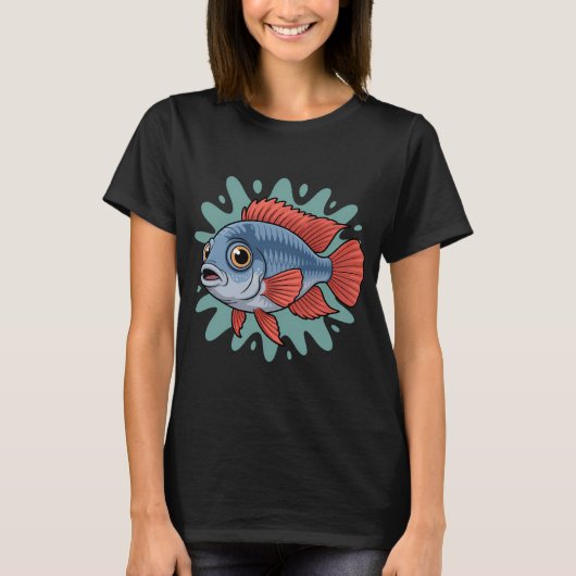 アフリカンシクリッド Tシャツ (正面)