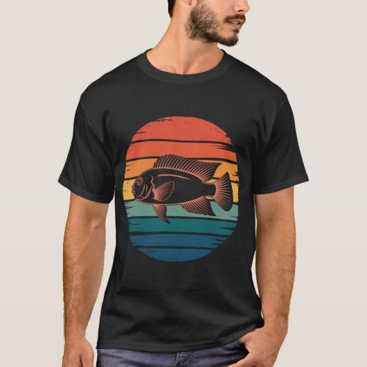 アフリカンシクリッド Tシャツ (正面)