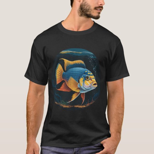 アフリカンシクリッド Tシャツ (正面)