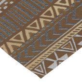 アフリカンジャングルトライバルパターンプリント ショートテーブルランナー (コーナー)