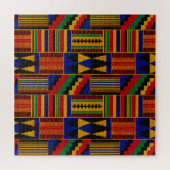 アフリカンスタイル ケンテ布 ジグソーパズル (横)