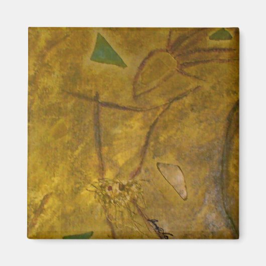 アフリカンダンサーアートマグネット マグネット (正面)