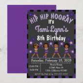 アフリカンチアガール体操招待状 招待状 (正面/裏面)