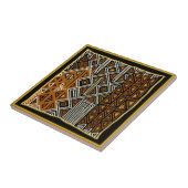 アフリカントライバルクバデザイン タイル (側面)