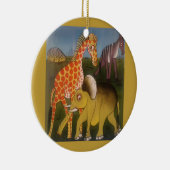 アフリカントリオアートプリント セラミックオーナメント (右)