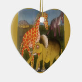 アフリカントリオアートプリント セラミックオーナメント (右)