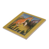 アフリカントリオアートプリント タイル (側面)