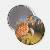 アフリカントリオアートプリント マグネット (正面/裏面)