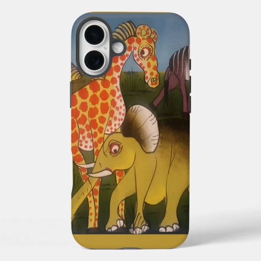 アフリカントリオアートプリント Case-Mate iPhoneケース (裏面)