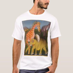 アフリカントリオアートプリント Tシャツ