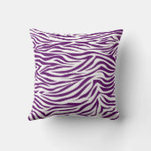 アフリカンバイオレットサファリゼブラ クッション (裏面)