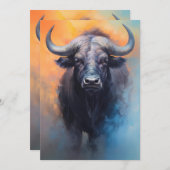 アフリカンバッファローサファリポートレート シーズンカード (正面/裏面)