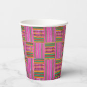 アフリカンパターン紙カップ 紙コップ (裏面)