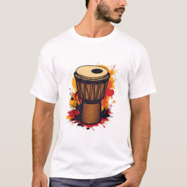 アフリカンパーカッションアート Tシャツ