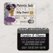 アフリカンパープルプリンセス|VIPクレジットカード招待状 エンクロージャーカード (正面/裏面)