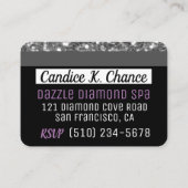 アフリカンパープルプリンセス|VIPクレジットカード招待状 エンクロージャーカード (裏面)