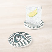 アフリカンビューティーボンゴマサイ ポートレート トライバルアート コースター (側面)