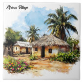 アフリカンビレッジ タイル (正面)