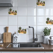 アフリカンビレッジ タイル