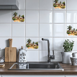 アフリカンビレッジ タイル