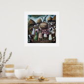 アフリカンビレッジ ポスター (キッチン)