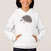 アフリカンピグミーハリネズミかわいい漫画イラストレーション (正面)