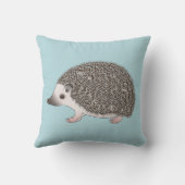 アフリカンピグミーハリネズミかわいい漫画イラストレーション クッション (裏面)