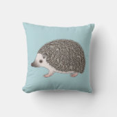アフリカンピグミーハリネズミかわいい漫画イラストレーション クッション (正面)