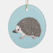 アフリカンピグミーハリネズミかわいい漫画イラストレーション セラミックオーナメント (左)