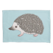 アフリカンピグミーハリネズミかわいい漫画イラストレーション 枕カバー (正面左)
