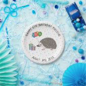 アフリカンピグミーハリネズミ動物 – ハッピーバースデー ペーパープレート (パーティー)