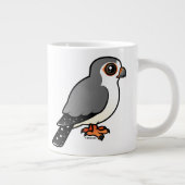 アフリカンピグミー《鳥》ハヤブサ ジャンボコーヒーマグカップ (右)