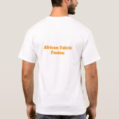 アフリカンファブリックフュージョン Tシャツ (裏面)