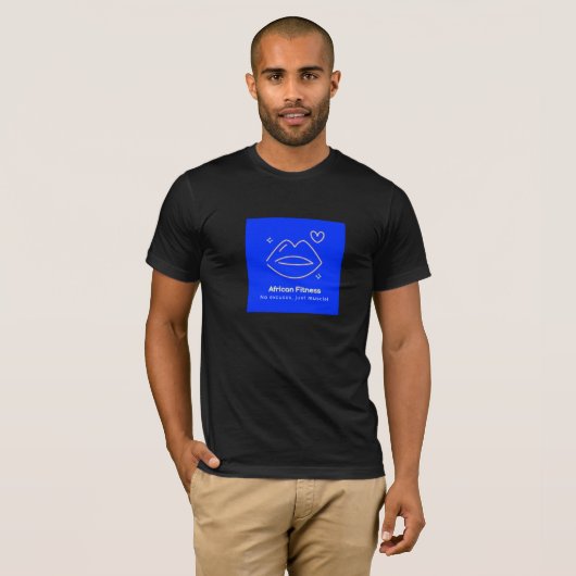 アフリカンフィットネス Tシャツ (正面フル)