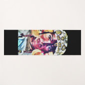 アフリカンブライドブラック美しい ヨガマット (正面(横))