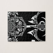 アフリカンブラック&ホワイトアートプリント ジグソーパズル (横)