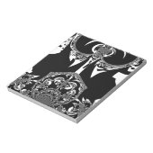 アフリカンブラック&ホワイトアートプリント ノートパッド (回転)