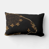 アフリカンブロンズウーマンデザイン ランバークッション (裏面)