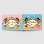 アフリカンプリンス|プリンセスピンク|ブルー|王室のゲストブック ゲストブック (全面)