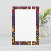 アフリカンプリントの招待状 & アナウンスメント 招待状 (スタンド正面)