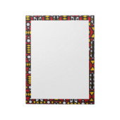 アフリカンプリントノートパッド ノートパッド (回転)