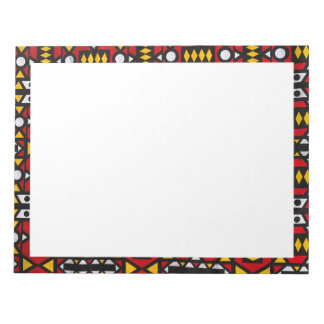 アフリカンプリントノートパッド ノートパッド