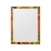 アフリカンプリントノートパッド ノートパッド (回転)