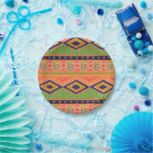 アフリカンプリントペーパーパーティープレート ペーパープレート (パーティー)