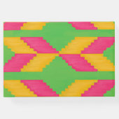 アフリカンプリント ゲストブック (裏面)