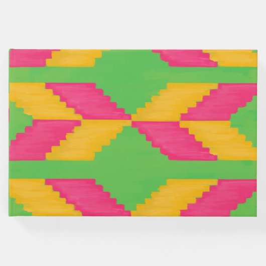 アフリカンプリント ゲストブック (正面)